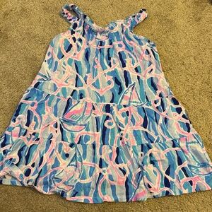Lilly Pulitzer Kids Dress in Blue and Pink